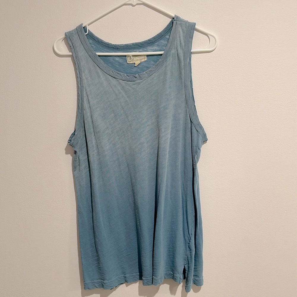 Current/Elliott blue, size 2 (large) cotton tank
